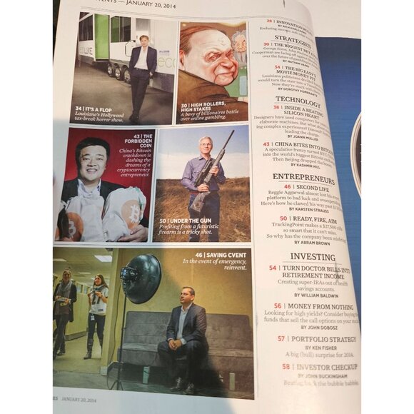 Forbes Magazine 30 Under 30 January 20 2014 Snapchat Bruno Mars Business News - Picture 4 of 7